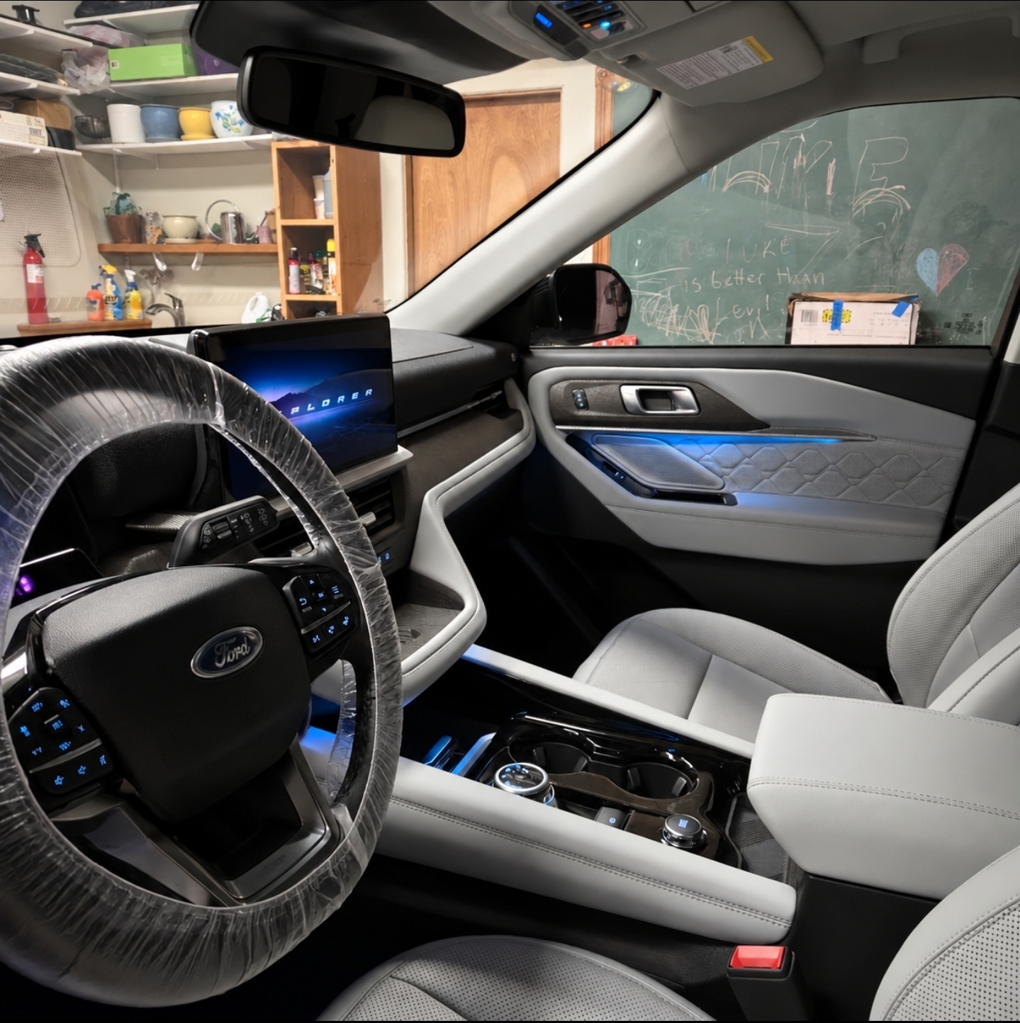 Ford Explorer interior prepared for a full Signature Detail